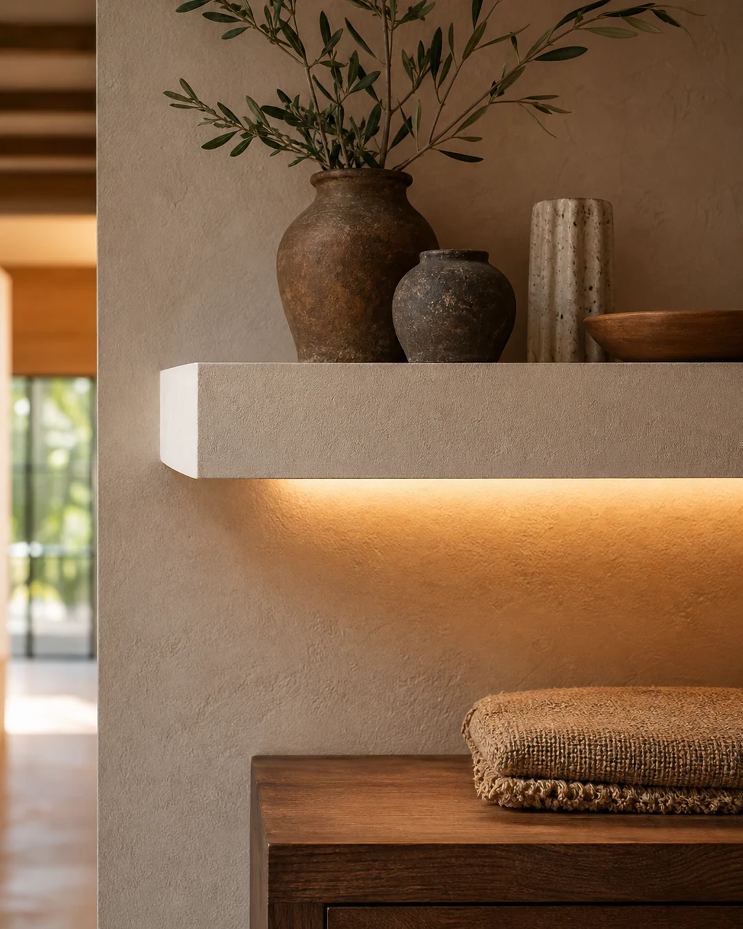 Iluminación y luces indirectas: ejemplo de acabado