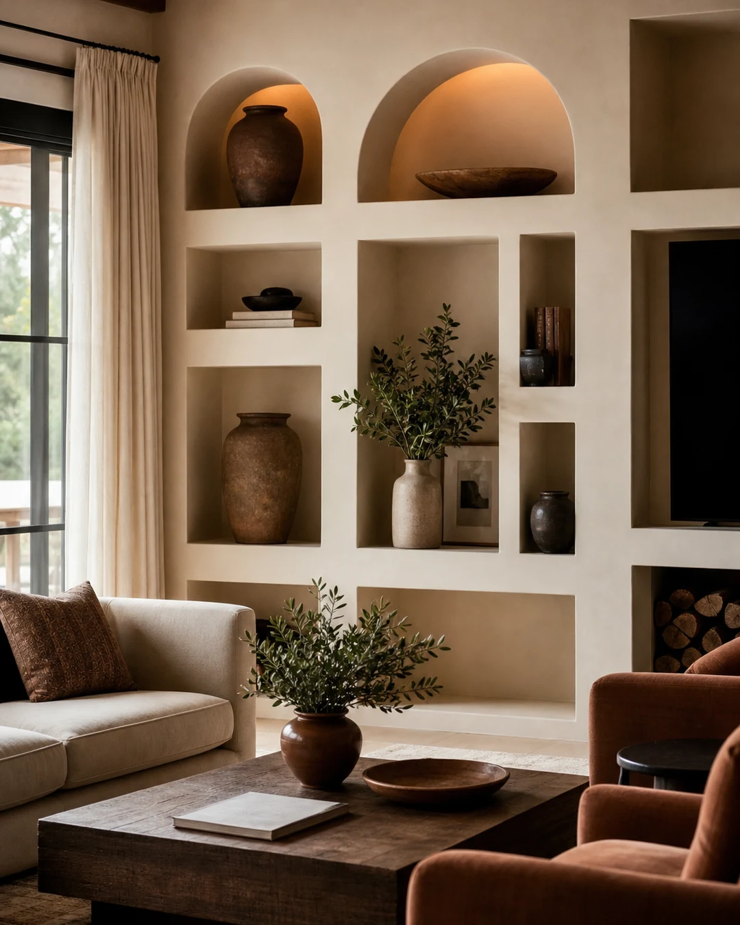 Muebles y estanterías de pladur: ejemplo de acabado